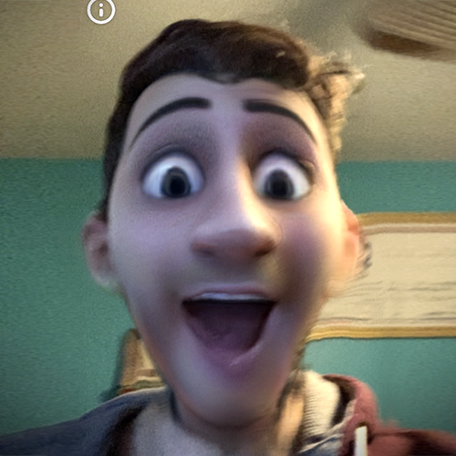 Cartoon edit of Zachary.